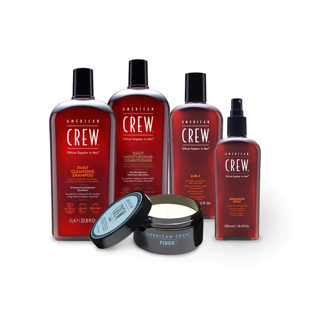 Visit the shop for American Crew products, including daily cleansing shampoos and conditioners, grooming spray, and hair wax.