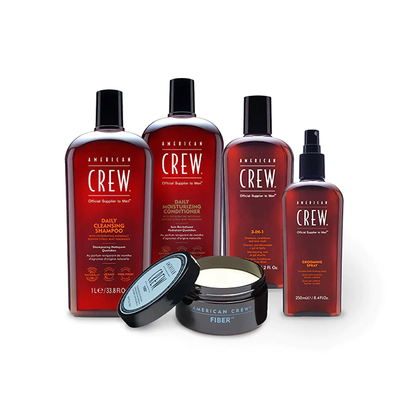 Visit the shop for American Crew products, including daily cleansing shampoos and conditioners, grooming spray, and hair wax.